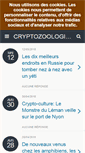 Mobile Screenshot of cryptozoologia.eu